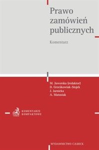 Obrazek Prawo zamówień publicznych Komentarz