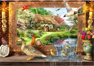 Bild von Puzzle 1500 Wiejskie życie Dominic Davison