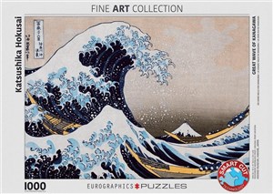 Obrazek Puzzle 1000 Wielka fala Kaganawa Hokusain