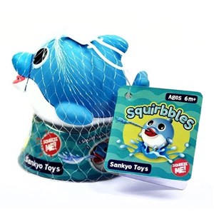 Obrazek Zabawka do kąpieli Squirbbles Niebieski delfin