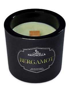 Bild von Świeczka sojowa Bergamot czarna 170g