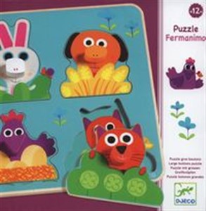 Bild von Układanka drewniana z uchwytami Farma