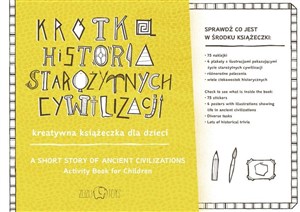 Bild von Krótka historia starożytnych cywilizacji Kreatywna książeczka dla dzieci