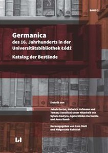 Obrazek Germanica des 16 Tom 2 Jahrhunderts in der Universitätsbibliothek Łódź Katalog der Bestände, Band 2
