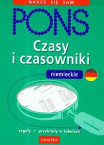 Obrazek PONS Czasy i czasowniki niemieckie reguły i przykłady w tabelach