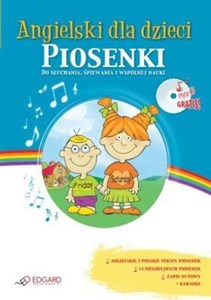 Bild von Angielski dla dzieci Piosenki + CD Do słuchania, śpiewania i wspólnej nauki