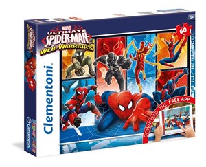 Obrazek Puzzle z aplikacją  SpiderMan 60 el.