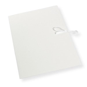 Obrazek Teczka A4 wiązana biała 300gsm (10szt)