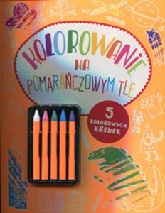 Obrazek Kolorowanie na pomarańczowym tle