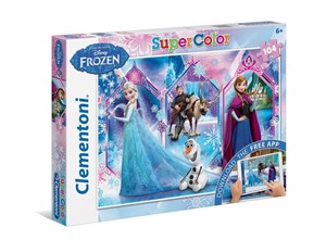 Obrazek Puzzle z aplikacją  Frozen 104 el.