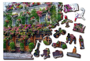 Bild von Drewniane puzzle LONDON PUB L