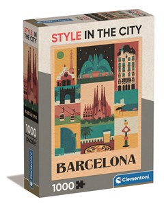 Bild von Puzzle 1000 Compact Barcelona 39847