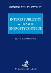 Bild von Interes publiczny w prawie energetycznym Unii Europejskiej
