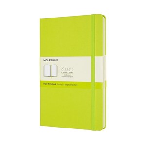 Obrazek Notes Classic L 13x21 gładki 240str TW lemon green