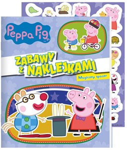 Obrazek Peppa Pig. Zabawy z naklejkami. Magiczny spacer