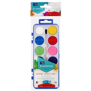 Obrazek Farby akwarelowe Starpak 12 kolorów