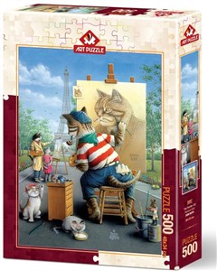 Obrazek Puzzle 500 Malarz
