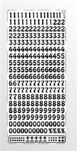 Bild von Stiker ażurowy 023 10x23cm srebrny