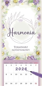 Bild von Kalendarz 2026 notatnikowy 46x22cm Harmonia