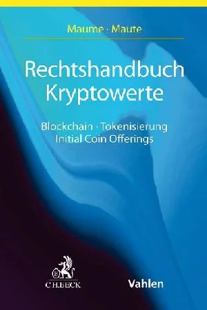 Obrazek RECHTSHANDBUCH KRYPTOWERTE