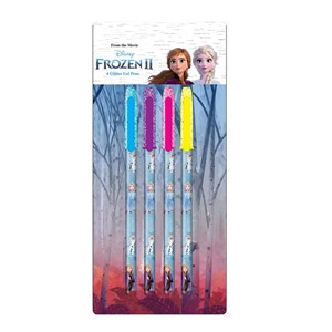 Bild von Zestaw 4 brokatowych długopisów - Frozen II