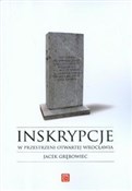 Inskrypcje... - Jacek Grębowiec - buch auf polnisch 