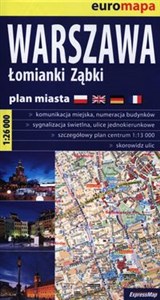 Bild von Warszawa Łomianki Ząbki 1:26 000 plan miasta