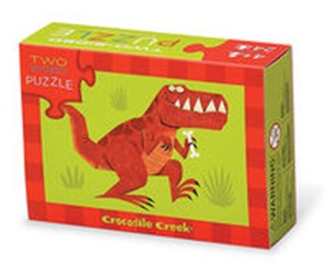 Obrazek Puzzle dwustronne dinozaury 24