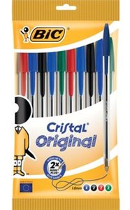 Obrazek Długopis Cristal Original mix kolorów 10 sztuk