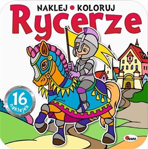 Obrazek Rycerze naklej koloruj