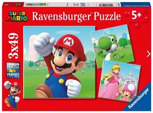 Obrazek Puzzle dla dzieci 3x49 Super Mario