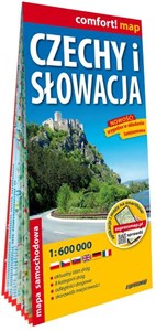 Obrazek Czechy i Słowacja laminowana mapa samochodowa 1:600 000