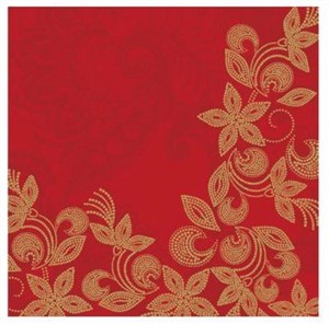 Obrazek Serwetki 33/3/20 Grace bordo