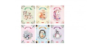 Obrazek Zeszyt A5/16K kratka Fairy animals (10szt)