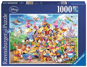 Obrazek Puzzle 2D 1000 Karnawał postaci Disneya 19383