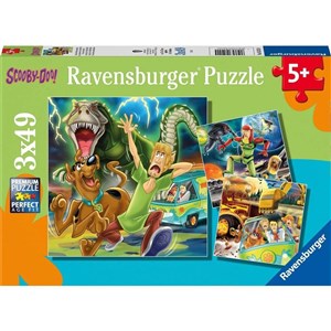 Obrazek Puzzle dla dzieci 3x49 Scooby Doo