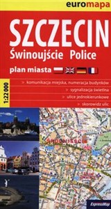 Bild von Szczecin Świnoujście Police 1:22 000 plan miasta