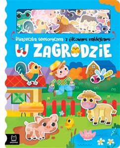 Bild von W zagrodzie Książeczka sensoryczna z filcowymi naklejkami