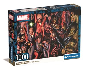Bild von Puzzle 1000 Compact Marvel The Avengers 39857