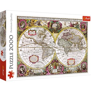 Bild von Puzzle Mapa Ziemi 1630 2000