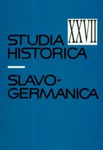 Bild von Slavo Germanica XXVII Studia Historica