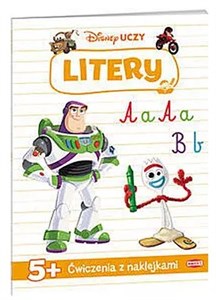 Obrazek Disney Uczy Toy Story Litery Ćwiczenia z naklejkami 5+