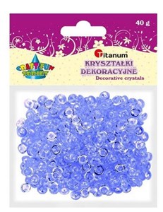 Bild von Koraliki plastikowe połówka kuli liliowe 40g