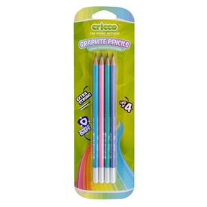 Bild von Ołówek trójkątny pastel HB 4szt. CRICCO