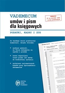 Bild von Vademecum umów i pism dla księgowych Podatki. Kadry. ZUS