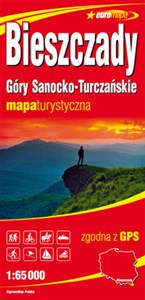 Obrazek Bieszczady Góry Sanocko-Turczańskie Mapa turystyczna 1:65 000