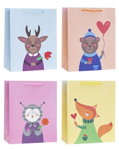 Bild von Torebki prezentowe TD-24036-A4 wzór dziecięcy 12 sztuk