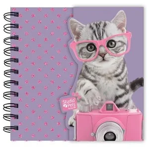 Bild von Notes spiralny Studio Pets fioletowy
