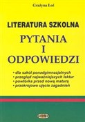 Książka : Literatura... - Grażyna Łoś