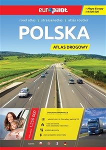 Bild von Polska Atlas drogowy z mapą Europy 1:250 000
